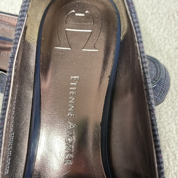 Etiene Algner Navy Loafers w Tassel Detail, 8.5, Good condition! - Picture 2 of 7